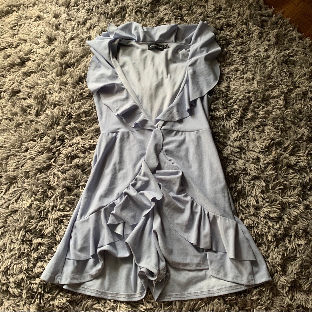 PrettyLittleThing Light Blue Romper - Picture 2 of 4